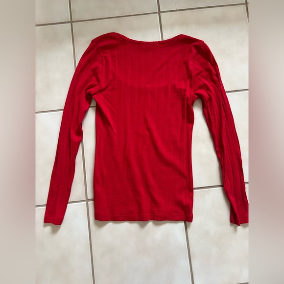 Doen Romy LS Tee - Red - Picture 2 of 6